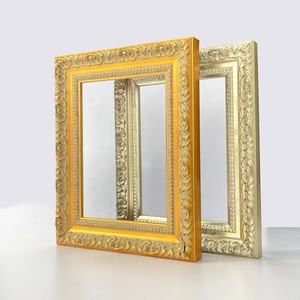 Großhandel Lagerware Handgefertigte Kreative Massivholz Bilderrahmen im Europäischen Stil 5x7 6x8 8x10 Gold Silber Geschnitzt Gemälde GTFRAME Marke 27+ Jahre - Product Image 2