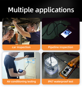 Cámara de inspección de boroscopio Digital Inskam 113 1080P, cámara impermeable <span class=keywords><strong>IP67</strong></span> de 8mm, cámara de alcantarillado con pantalla LCD de 4,3" - Product Image 4
