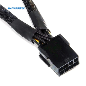 GPU <span class=keywords><strong>PCI</strong></span> <span class=keywords><strong>Express</strong></span> 8 Pin Nữ Sang Dual 8Pin (6 + 2)Pin Nam Splitter Cáp 20Cm 18AWG Với Cáp Bộ Chuyển Đổi Tay Áo - Product Image 5