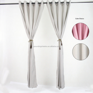 <span class=keywords><strong>Rideau</strong></span> de protection EMF avec doublure en tissu argenté Anti-5G/bouclier EMR pour <span class=keywords><strong>chambre</strong></span> à coucher - Product Image 1