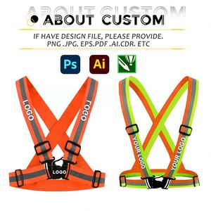 Promotion : Harnais de sécurité réfléchissant personnalisé, ceinture réglable, vêtements de travail haute visibilité, accessoire de vêtement réfléchissant pour le travail de nuit - Product Image 3