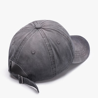 Gorras de Béisbol Vintage al por Mayor, Estilo Dad Hat de 6 Paneles, Sin Estructura, con Logotipo Bordado en 3D, de Algodón Desgastado, Unisex para Adultos, con Hebilla Metálica