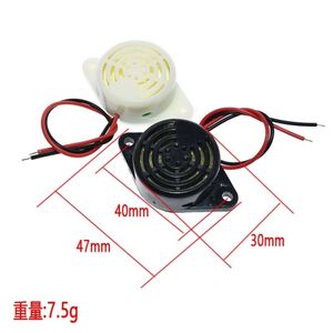 Buzzer actif SFM-<span class=keywords><strong>27</strong></span> à décibels élevés Sondeur 3-24V 3015 Alarme sonore intermittente continue 220V - Product Image 2