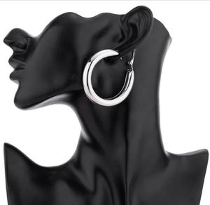 Prix de gros rond épais or hoop boucles <span class=keywords><strong>d</strong></span>'oreilles femmes - Product Image 5