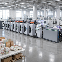 Machine d'impression flexographique sans couture pour emballages alimentaires en carton premium, impression à points fins sans effet fantôme pour rouleaux