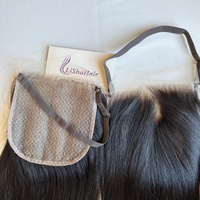 Topper de luxe en cheveux humains naturels avec dentelle HD, postiche entièrement en dentelle, nœuds invisibles, fil halo, couverture naturelle