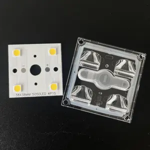 10w4Leds防水50x 50mm 5050 Led PCBおよび街路灯用レンズLEDモジュール