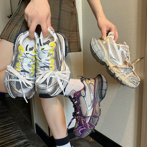 Custom Mesh Sneakers Sport Women Running Shoes Ladies Chunky Platform Sneakers Luxury Fashion Custom Made <strong>Trainers</strong> - Product Image 4