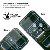 Protection d'écran pour téléphone portable Plus One, verre trempé anti-lumière bleue, accessoires pour iPhone 17 16 15 14 13 12 Pro Max