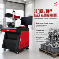 Marqueur laser à fibre MOPA CKMACHINE 100W 200W 300W 500W pour la gravure profonde sur les surfaces incurvées en acier inoxydable, en métal et en alliage