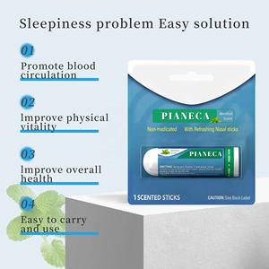 OEM Label pribadi mengurangi dengkuran minyak esensial Herbal 2 in 1 hidung hidung Inhaler 11 tongkat wangi - Product Image 3