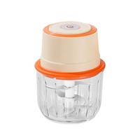 Mini hachoir électrique multifonctionnel pour légumes et viande, appareil de cuisine pour l'ail et l'oignon