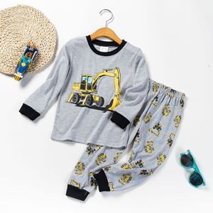 Ensemble de pyjamas en coton pour filles, imprimé de dessins animés, vêtements de nuit pour enfants, t-shirt et pantalon, doux et mignons, vêtements de maison pour garçons, 2 pièces, pyjama d'automne pour enfants - Product Image 5