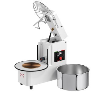 Machine à pétrir la pâte Gastro GGM - 53 litres / 44 kg - 2 vitesses - Bol amovible et mécanisme de mélange pliable - Fonction minuterie - Product Image 3