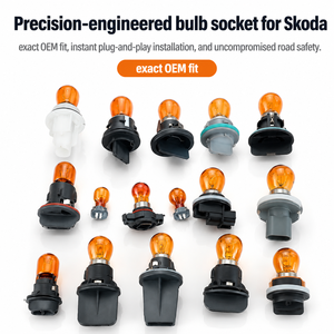 Douille de clignotant pour <span class=keywords><strong>Skoda</strong></span> Rapid Octavia Kamiq, base de clignotant avant gauche et droite - Product Image 1