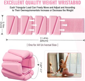 Juego de Pesas Ajustables y Duraderas para Muñecas y Tobillos, Ecológicas, de 2 LB, para Yoga, Pilates, Baile y Gimnasio - Product Image 2