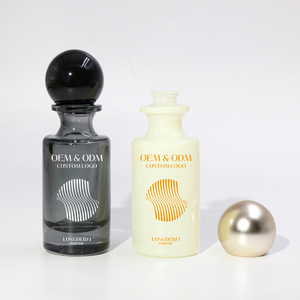 Hot Sell Round 50ml Perfume <b>Bottle</b> clear Black 30Ml 100ml Glass Perfume <b>Bottle</b> Luxury Perfume <b>Bottle</b> With Long Neck - Product Image 5