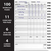 Carnet de fitness et journal d'entraînement A5 personnalisé avec logo, planificateur de salle de sport non daté à spirale avec papier épais 120 g/m² OEM/ODM