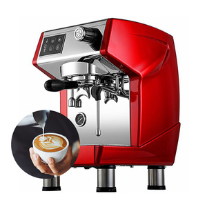 Machine à café expresso commerciale semi-automatique Casadio Old Single Gemilai 3200D électrique 110 V avec distributeur de lait rouge automatique - Product Image 1