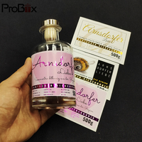Bouteille d'emballage de luxe étanche avec logo en rouleau personnalisé Étiquettes en feuille d'or en relief Impression d'autocollants biodégradables pour cosmétique alimentaire