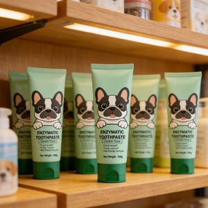 Wholesale OEM Pet Complete Care <b>Toothpaste</b> for Puppies and Adult Dogs Chicken <b>Flavor</b> OEM Factory Enzymatic <b>Toothpaste</b> for Dogs - Product Image 4