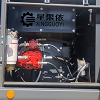 Excavatrice sur pneus XGY DX Series DX 215W-C robuste 4x4, multi-usages, pour l'extraction minière, le brisage de roches et le creusement