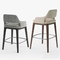 Ensemble de chaises de salle à manger en laiton de bar de restaurant design, banc de comptoir de cuisine avec 4 tabourets de salon et table pour salle à manger et cuisine