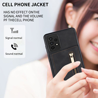 Casing Ponsel Kulit Pu Sampul Ponsel Dompet Mewah untuk Samsung Galaxy S20 Fe Note 20 Ultra 5G S20 A52 S22 A53