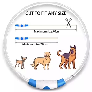 애완 동물 Usb 충전식 큰 큰 빛 개인 제조 실리콘 방수 Collares 사용자 정의 <span class=keywords><strong>Led</strong></span> 개 목걸이 - Product Image 3