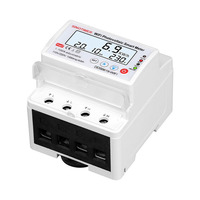WIFI Télécommande Monophasé AC 220V 110V 100A Compteur d'énergie kWh Compteur Consommation Analogique Électricité Wattmètre Ménage