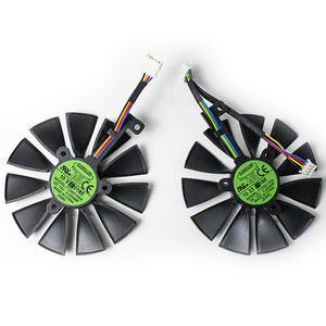 พัดลมระบายความร้อนการ์ดจอ T129215SH สำหรับ ROG STRIX RTX2070-O8G-Gaming พร้อมฮีทซิงค์พลาสติก ขนาด 70x70x15 มม. เชื่อมต่อแบบ 4 พิน - Product Image 2
