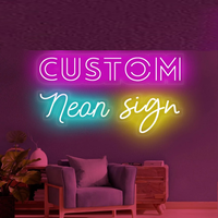 Diseño gratuito, luces de neón Led personalizadas, letrero de neón, letrero de luz de neón Led personalizado para boda, fiesta de cumpleaños, tienda, logotipo, hogar, Dropshipping