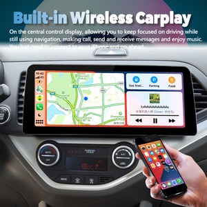 Reproductor de Video para Auto Android 13 con Pantalla Ancha de 12.3'', Radio Estéreo 2Din para Kia Morning Picanto 2014, Unidad Principal Multimedia Carplay de 128GB - Product Image 3