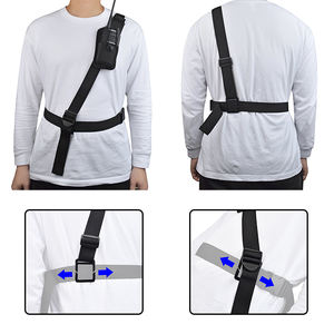 Support de poitrine universel en nylon pour <span class=keywords><strong>radio</strong></span>, sac étui pour talkie-walkie pour <span class=keywords><strong>Kenwood</strong></span> Motorola Talkabout Yaesu Midland CB <span class=keywords><strong>Radio</strong></span> - Product Image 5