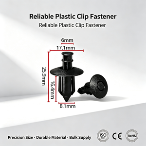 Clips de fixation pour plaque de protection moteur P93 6mm 17.1mm 25.9mm – Remplacement OEM pour BYD Yuan Song MAX S6 – Fixations de carrosserie automobile - Product Image 1