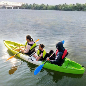 <span class=keywords><strong>Mini</strong></span> <span class=keywords><strong>Kayak</strong></span> Rígido de 3.9m para Pesca, Bote Pequeño para 2+1 Personas, LLDPE Rotomoldeado, Bote de Remo - Product Image 1