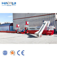 HAORUI Machine de granulation à double rouleau Machine de granulation de recyclage de plastique Machine de granulation de plastique à vendre