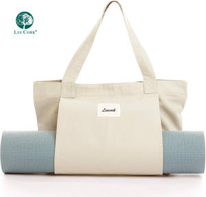 حقيبة يوغا كبيرة متينة من LEECORK بسحاب كامل وسهلة الوصول مع جيوب متعددة، حقيبة حمل حصيرة اليوغا للنساء - Product Image 1