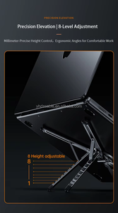 Support de téléphone magnétique en aluminium de dernière conception support de trépied réglable support de tablette de bureau pliable rotatif à un degré - Product Image 3