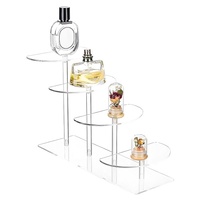 Présentoir à lunettes en acrylique direct usine, support surélevé personnalisé à 2-4 niveaux pour lunettes de soleil, organisateur de lunettes transparent durable pour opticien