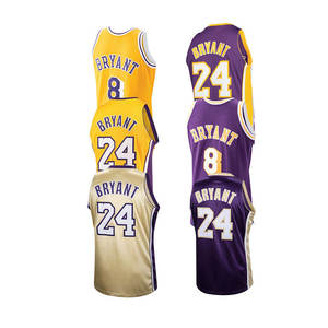 Maglia <span class=keywords><strong>da</strong></span> basket retrò cucita 2026, modello 8 24 Bryant, classica in mesh stampato, abbigliamento sportivo <span class=keywords><strong>da</strong></span> <span class=keywords><strong>uomo</strong></span>, uniforme <span class=keywords><strong>da</strong></span> squadra vintage per la <span class=keywords><strong>palestra</strong></span> - Product Image 4