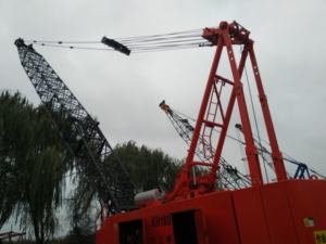 Grue sur chenilles Hitachi Kh180 originale fabriquée au japon, grue sur chenilles Hitachi 50 tonnes, pas cher en vente - Product Image 3