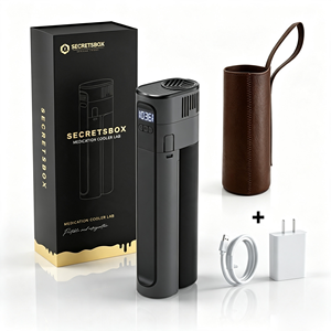 Estuche Refrigerador Inteligente para <span class=keywords><strong>Insulina</strong></span> con Pantalla de Temperatura en Tiempo Real, Refrigerador de Medicamentos para Viajes, Refrigerador de <span class=keywords><strong>Insulina</strong></span> con Batería - Product Image 1