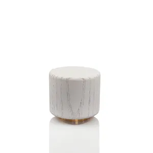 豪华木制香水盖FEA15 17.2毫米白色油漆香水包瓶木盖