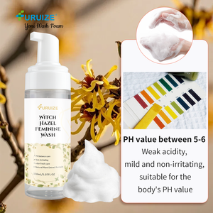 Furuize Emballage personnalisé Hamamélis Lavage en mousse féminin <span class=keywords><strong>pH</strong></span> équilibré Apaisant et contrôle des odeurs Lavage Yoni - Product Image 3