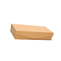 Boîte de rangement pour cils en carton rigide recyclable de luxe personnalisée avec gaufrage/laminage brillant
