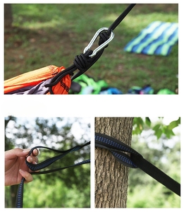 Hamacas personalizadas <span class=keywords><strong>para</strong></span> acampar al aire libre Columpio colgante Hamaca <span class=keywords><strong>para</strong></span> <span class=keywords><strong>dos</strong></span> personas <span class=keywords><strong>para</strong></span> niños y adultos - Product Image 6