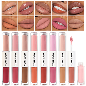 Vente en gros de <span class=keywords><strong>rouge</strong></span> à lèvres permanent de haute qualité en velours mat brillant à lèvres Fashion Style doré maquillage brillant à lèvres de luxe - Product Image 2