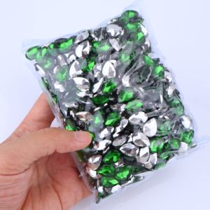 Großhandel Wassertropfen-Kristallrhinestones 10*14mm Pointback Fancy Stone Glasperlen für Nagelkunst und Kleidung - Product Image 6