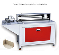 Machine à rainurer en V BC-720A avec coupe-coins intégré pour boîtes cadeaux rigides, machine de traitement du papier pour rainurage du carton